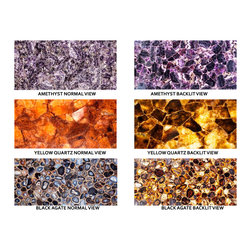 The Semi-Precious Gemstone Collection - Kitchen Countertops