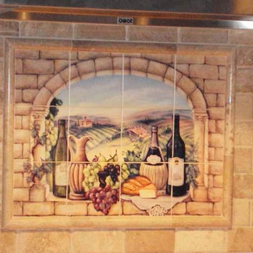 Kitchen - tile murals