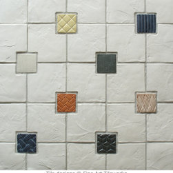Fine Art Tileworks - 4x4 Grid with 2" dots - Products