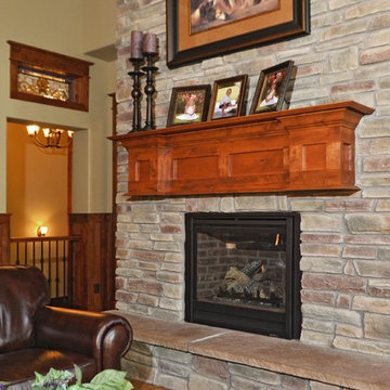 Castle Rock Mountain Craftsman Ranch Home