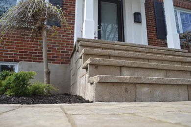 Interlock Entrance with Steps and Walkway