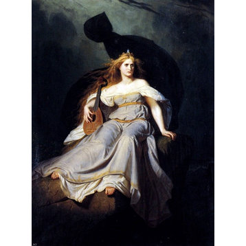 Karl Adolf Ehrhardt The Muse Of Music Wall Decal