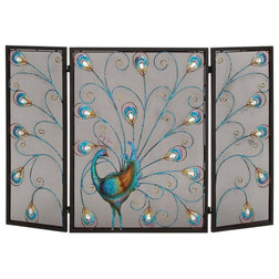 Tropical Fireplace Screens by Brimfield & May