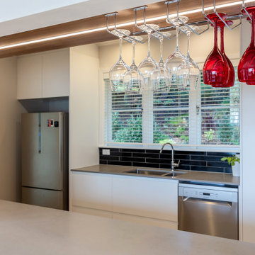 Under-Cabinet Wine Glass Rack