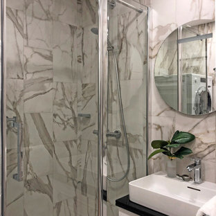 Badezimmer mit Granit-Waschbecken/Waschtisch Ideen, Design & Bilder