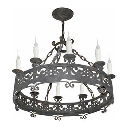 Hand Forged Iron Chandelier Designs - Products