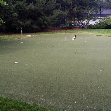Synthetic Grass Putting Green in the Foothills