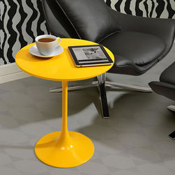 Tulip Side Table-Yellow - Side Tables And End Tables