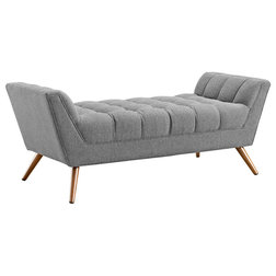 Midcentury Upholstered Benches by House Bound