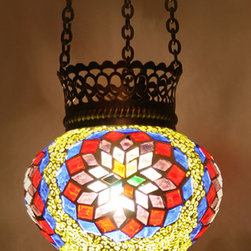 Turkish Style Mosaic Pendant Lamp 12cm - Pendant Lighting