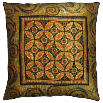 Mosaic Tiles Decorative Pillow