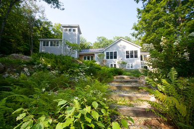 Inspiration for a timeless exterior home remodel in Boston
