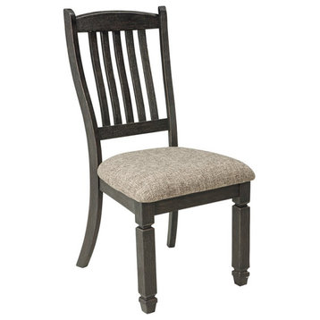 Ashley Furniture Tyler Creek Dining Side Chair in Gray and Brown