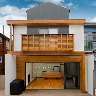 Modernes Haus mit Putzfassade in Sydney