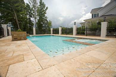 Photo of a traditional pool in Raleigh.