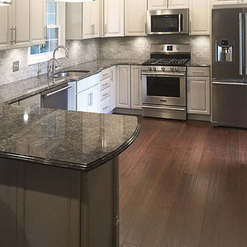 Painted Mushroom Traditional Kitchen