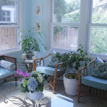 Colorful Riverside Sunroom