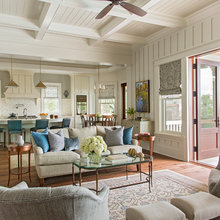 Back Porch Light Pavers And Stained Wood Ceiling Maritim