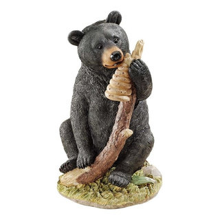 Honey The Curious Bear Cub - Rustic - Garden Statues And Yard Art - by  Design Toscano | Houzz