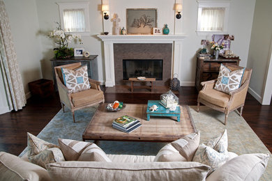Inspiration for a contemporary bedroom remodel in Los Angeles
