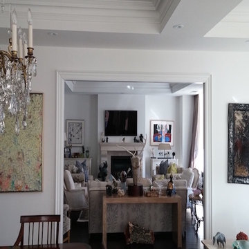TV over fireplace