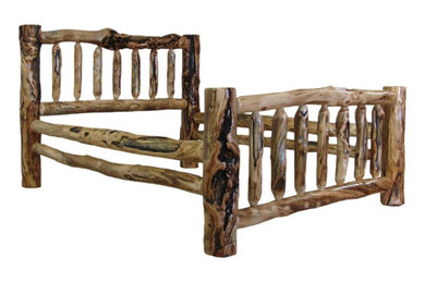 Aspen Log Bed Furniture