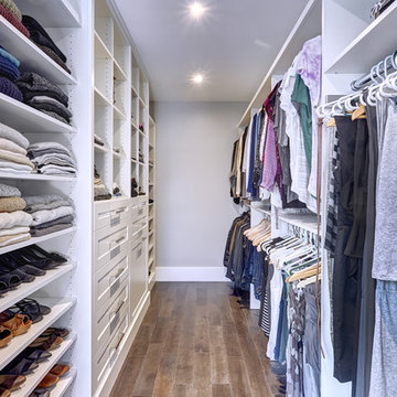 Toronto custom master bedroom walk-in closet