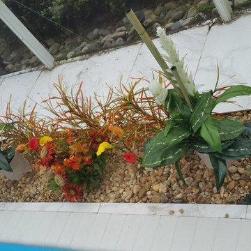 Seasonal Artificial Outdoor Floral Arrangements