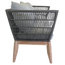 Charles Bentley Mixed Material Fisherman Sofa