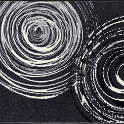 【洗えるラグマット】wash+dry　Swirl 110x175cm／140x200cm - ラグ