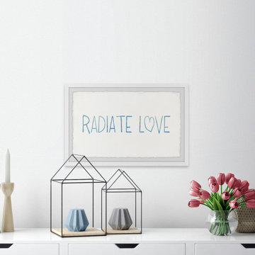 "Radiate Love II" Framed Painting Print