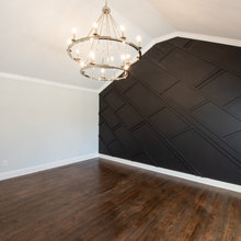 Black wall bedrooom