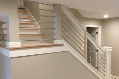 Example of a classic staircase design in Atlanta