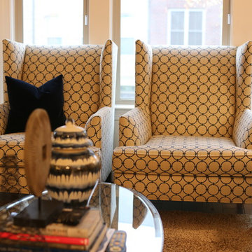 Bachelor Residence with Navy & Orange- Rose T. Bien-Aime