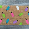 Hand Painted "Popsicle" Doormat
