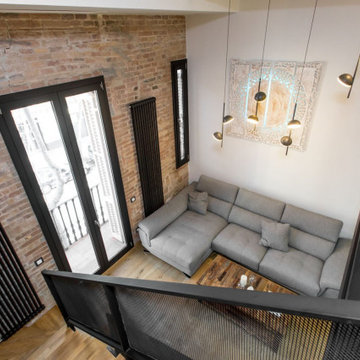 Salón estilo industrial