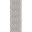 Ruggable Washable Indoor/Outdoor Amara Gray Rug Set, 2.5'x7' Runner
