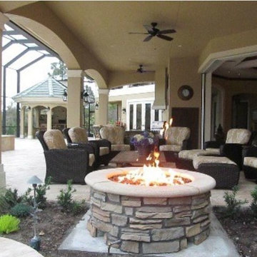 Bonfire fire pit burner