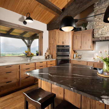 Luxury Timber Frame Residence in Montana