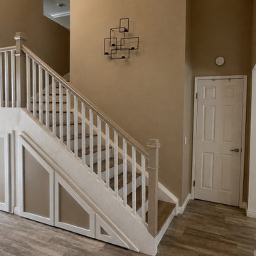 Complete Stair, Loft & Railing Remodel with Custom Built-In Storage