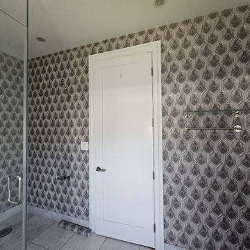 Bathroom wallpaper installation Pompano Beach, FL