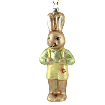 Holiday Ornament Spring Dressed Boy Bunny Easter Rabbit Sunday Best Of17345