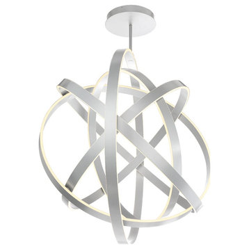Modern Forms Kinetic 3" Contemporary Chandelier in Titanium