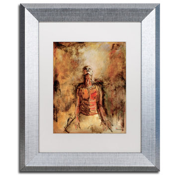 Joarez 'Totally Surrender' Framed Art, Silver Frame, 11"x14", White Matte