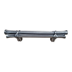 Dartefax - Double Bamboo Pull, Oil Rub Bronze - Cabinet And Drawer Handle Pulls