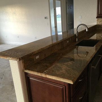 Typhoon Bordeaux Granite Countertops