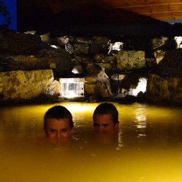 LED lighting for ponds and waterfalls