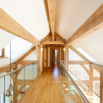 An oak frame contemporary home in North Wales