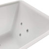 ARIEL Catania Whirlpool Bathtub With Hydro-Massage 14 Jets Air Bubble System