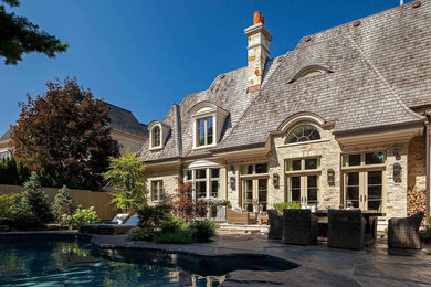 Traditional exterior home idea in Raleigh